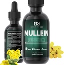 Mullein Drops til Lungs - Lung Cleanse & Detox - Mullein Leaf Extract til Lungs - Lung Detox til Rygere - Bronchial og immunforsvar - Mullein Leaf Drops 4 Fl Oz