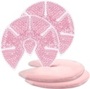 Varm / kold Bryst Gel Bead Ice Packs Bryst Cooling / Heat Pads Relief for Amning, Sygeplejerske Smerte, Mastitis, Engagement, Hævelse, Plugged Ducks ttesmå 124; Boost Milk Let- Down & Production, 2 Pack (Pink)