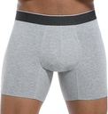 Afvaskelige Herre Bladfast Inkontinens Undertøj Bstige Læbe Beskyttelse Instant Absorbence 60 ML Boxer Briefs (Gray L)