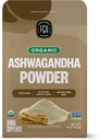 FGO Organic Ashwagandha Root Powder, 16oz Resealable Bulk Bag, Non- GMO, Indisk Ginseng, Withania Somnifera, Sourced from India (Pack of 1)