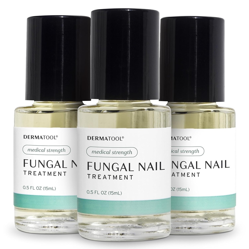 Toenail Svampebehandling Ekstra styrke Antifungal Solution og Nail Svampebehandling for Toenail - Reparationer Svampeskadet, gul, tyk, misfarvede negle - Fingernegle - pakke med 3