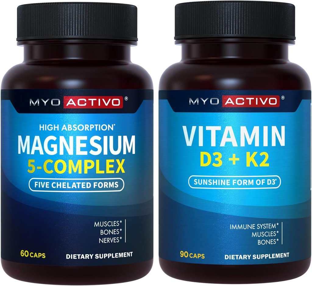 5-in-1 Magnesiumkompleks og vitamin D3 K2