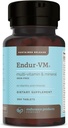 ENDUR- VM Multi Vitamin Indeholder 23 vitaminer og mineraler, uden jern, Vedvarende udgivelse, 300 Tabs