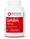 PROTOKOL OM LIV BALANCE GABA 750mg - Normal Cognition- Supplement - 120 Veg Caps
