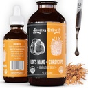 Hodgins Harvest Organic Lion 's Mane + Cordyceps Tincture Memory 124; Fremstillet med svampe dyrket på vores gård i USA Memory Extract Memory 124; Ekstra koncentreret (4 fl oz)