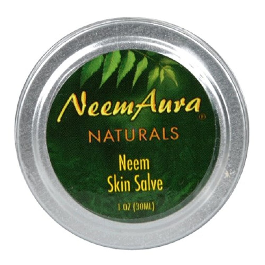 Neemaura Naturals Neem Skin Salve, 1 oz (30 ml) (Pack of 4)