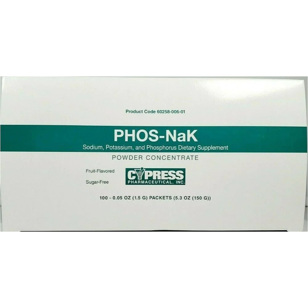 MCK27102700 - Cypress Pharmaceutical Phos- NaK Kosttilskud Natrium / Kalium / Phosphorus 160 mg - 280 mg - 250 mg Unit dosis, Oral Powder koncentrat Packet Fruit Flavor