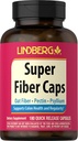 Lindberg Super Fiber Supplementet 124; 180 Kapsler; 124; Havre, Pektin, & Psyllium; 124; Non- GMO & Gluten Free