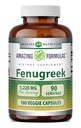 Amazing Formulas Fenugreek Seed 610 Mg 180 Veggie Kapsler Supplement 124; Non- GROMs 124; Gluten Free Measures 124; Made in USA