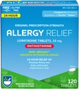 Rite Aid 24 Hour Loratadine 10 mg Allergy Relief Tablets, 10mg - 120 Grev