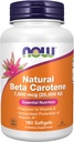 Now Foods Supplements, Natural Beta Caroten 25.000 IE, Essential Nutrition, 180 Softgels