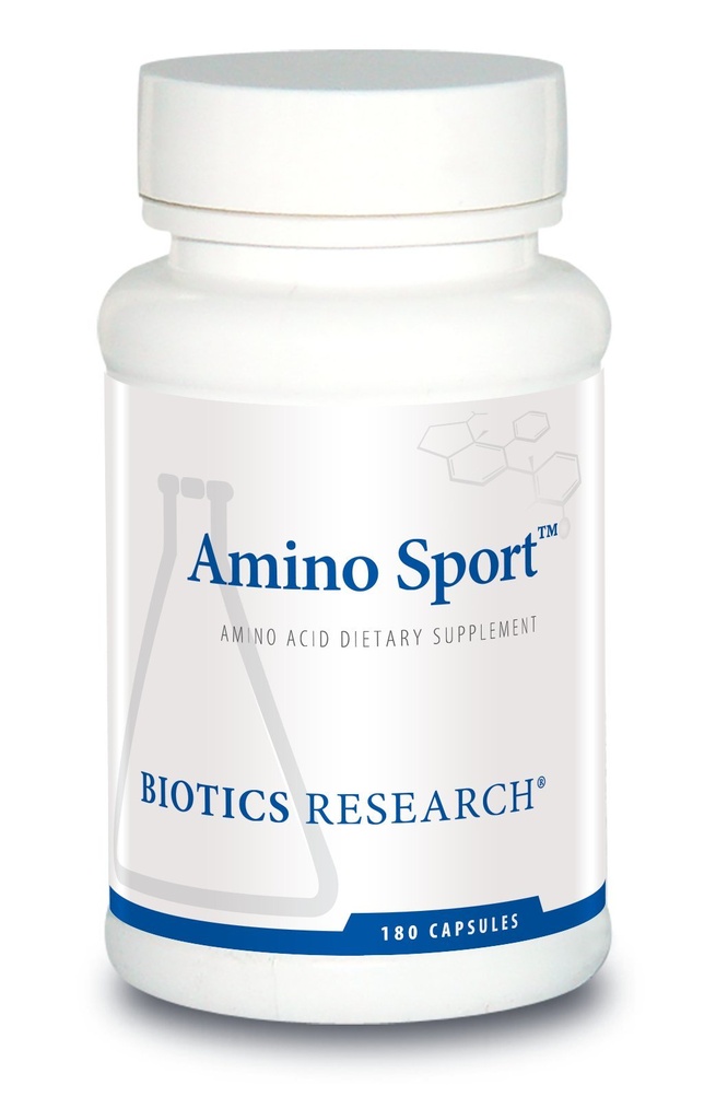 Bioetik Forskning Amino Sport Broad Spectrum Aminosyrer, essentielle aminosyrer, BCAA, Sports Inddrivelse, Support Lean Muscle Mass 180 Kapsler