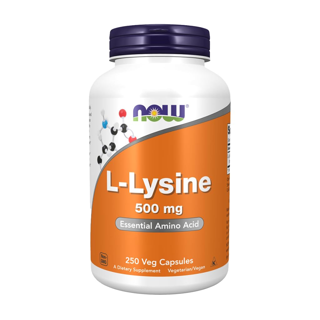 Nu fødevarer L- Lysin 500 milligram, 250 tabletter