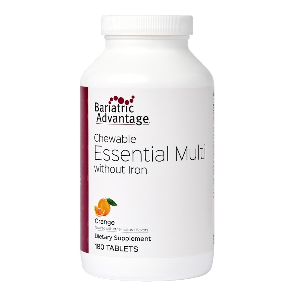 Bariatric Advantage Complete Chewable Multivitamin - 180 Greve, Orange