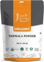 Just Jaivik 100% Organic Triphala Powder 227 gm / 0, 5 lb ttesmå 124; Understøtter Immunitet & fordøjelsesfunktioner