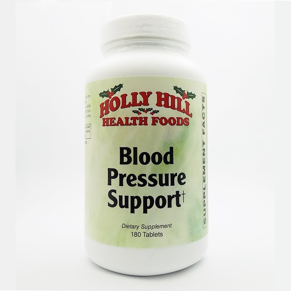 Holly Hill Health Foods, Blood Pressure Support, Mineral and Herbal Support, 180 tabletter