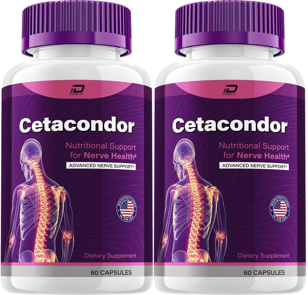 Cetacondor Health & Brain Support - Cetacondor Advanced Nootrop Formel All- Natural Focus Supplement Support Anmeldelser (2 Pack - 120 Kapsler)