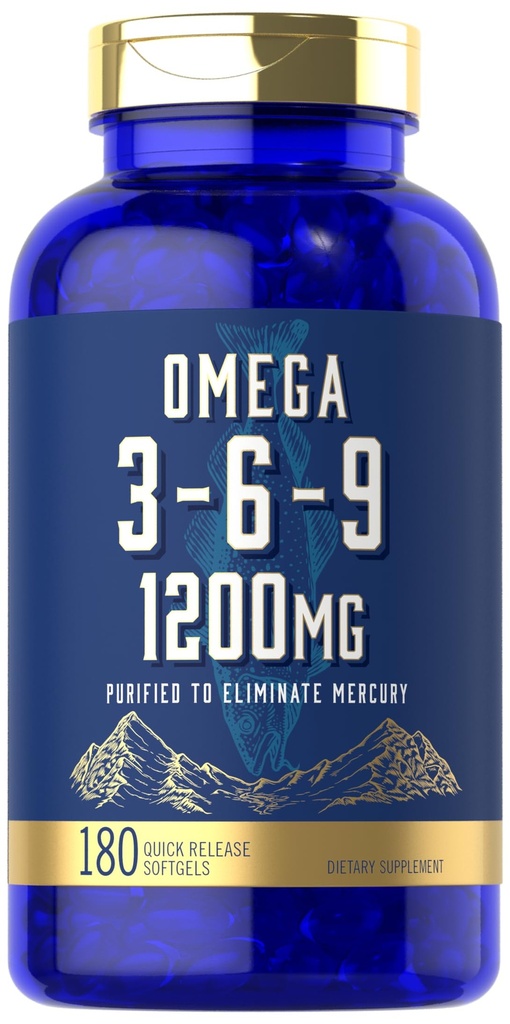 Carlyle Omega 3 6 9 Supplements124; 1,200mg