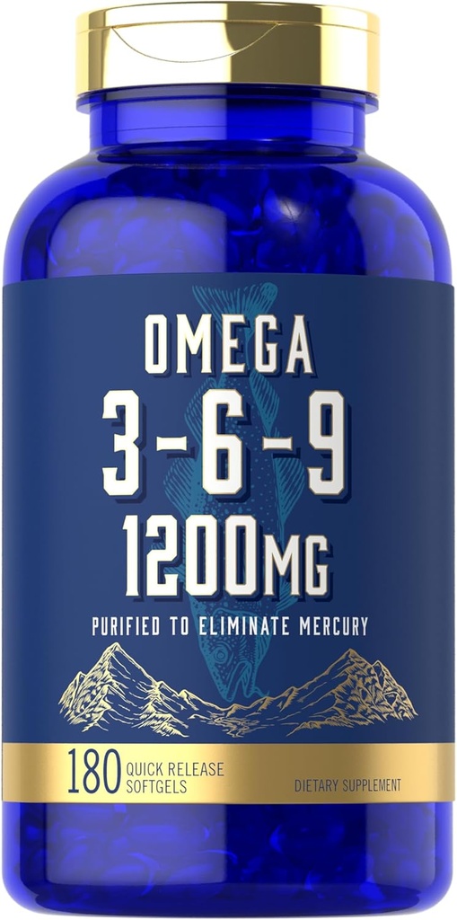 Carlyle Omega 3 6 9 Supplements124; 1,200mg