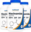 Nutricost Niacinamid (vitamin B3) 500 mg, 240 kapsler (3 flasker)