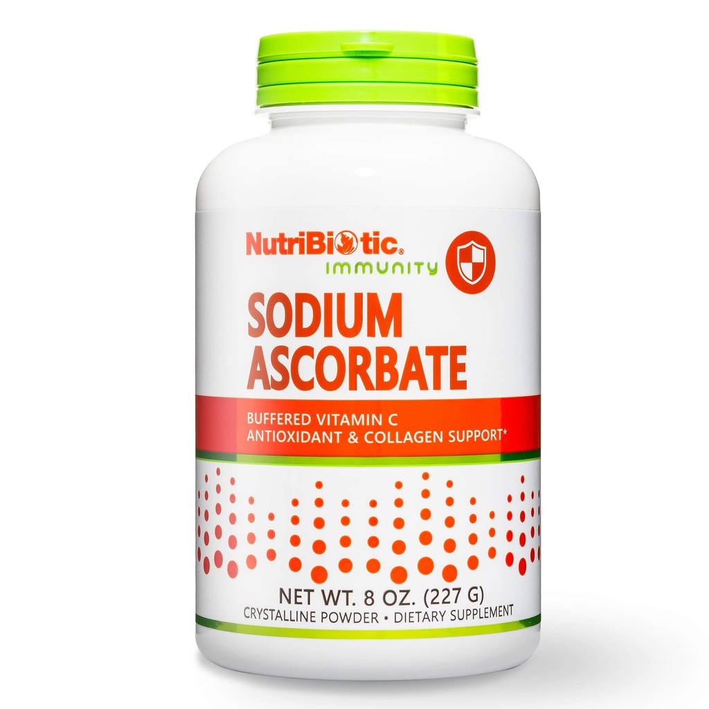 Nutribitic - Natrium Ascorbat Buffered C Vitamin Powder, 8 Oz ttesh 124; Vegan, Non Acidic & Nemmere på fordøjelse end Ascorbic Acid • 124; Essential immunsupport & Antioxidant Supplement • 124; Gluten & GMO Free