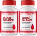 Vive MD blodbalance supplement - Officiel formel - blodbalance supplement, ekstra styrke med C-vitamin, gurkemeje rodpulver, zink anmeldelser (2 Pack)