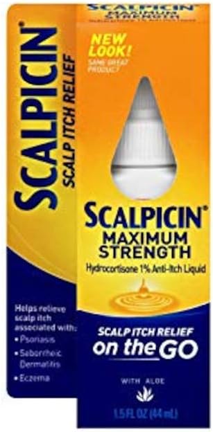 Scalpicin Scalp Itch Relief, 1,5 fl Oz. Maksimal styrke
