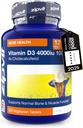 Zipvit Vitamin D3 400miu x 360 tabletter - høj styrke D-vitamin 124; Understøtter Bone & Muscle Funktion - vedligeholder immunsystemet
