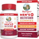 MaryRuth Organics Multivitamin til mænd 40 + • 124; Sukker fri • 124; Vegan Herre Vitamin • 124; immunforsvar Daglige mænds Multivitamin • 124; Gummy Vitamin til mænd • 124; 60 Tæl
