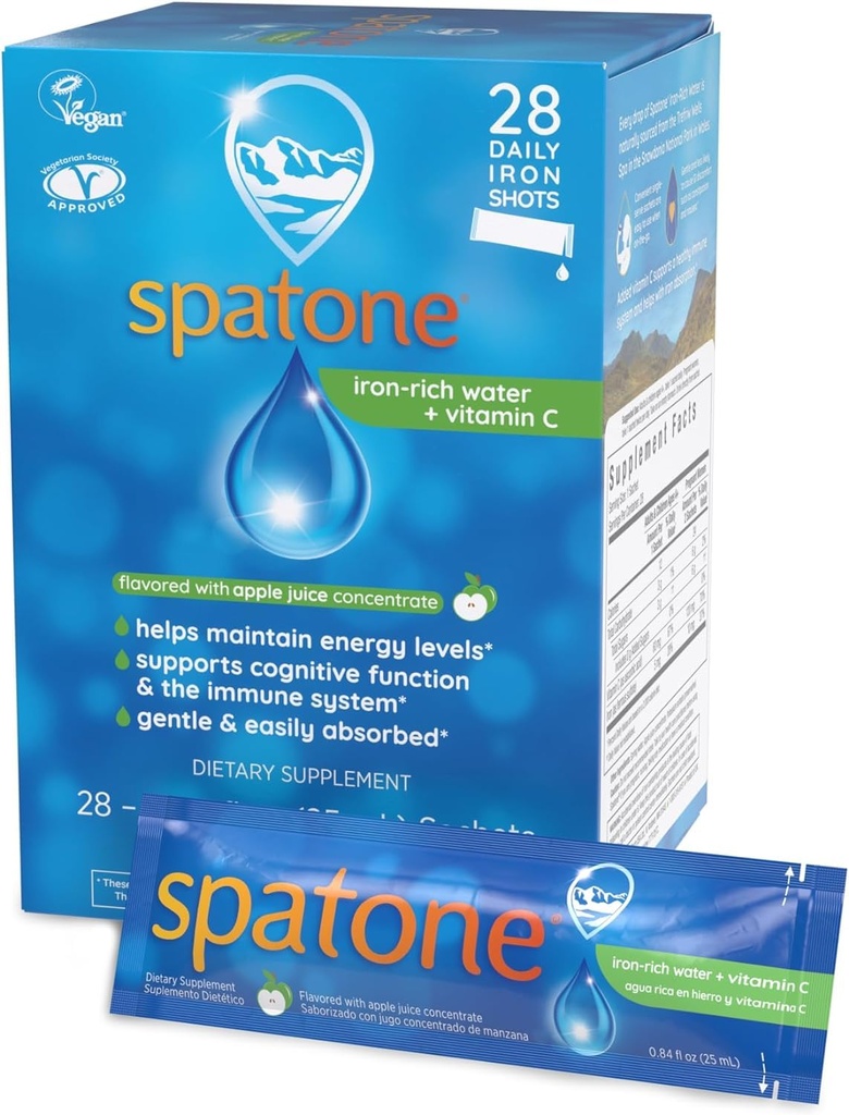 Liquid Iron & Vitamin C Supplement (28- pakke med 0,85 fl.oz) (Net. 23.8 fl oz.)