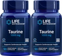 Life Extension Taurine 1000 mg, 90 Vegetariske kapsler (pakning med 2)