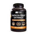 PURE ORIGINAL INGREDIENSER Papaya ekstrakt (365 kapsler) Ingen Magnesium eller ris Fyldere, Altid Ren, Lab Verified