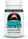 Source Naturals Coenzym Q10 Antioxidant Support 200 mg til hjerte, hjerne, immunitet, & leverstøtte - 30 Softgels