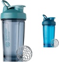BlenderBottle Shaker Flaske Pro Series Perfekt til Protein Shakes og Pre Workout, 24-Ounce, Cerulean Blå og Ocean Blå