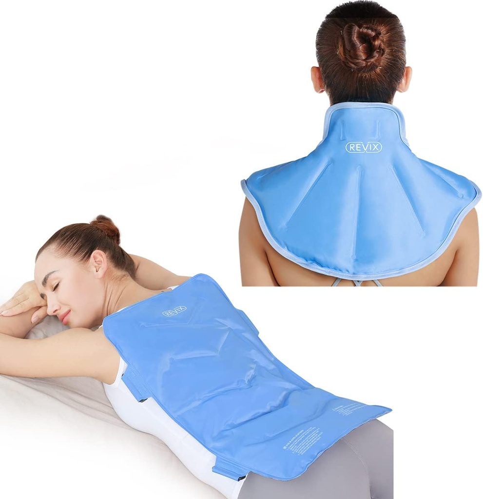 REVIX fuld tilbage Ice Pack til skader og Ice Pack til Hals og Skulders Bundle