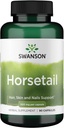 Swanson Horsetail - Herbal supplement støtte sundt hår, hud & negle - Naturlige ingredienser til ben sundhed & urinveje støtte - (90 kapsler, 500mg hver)