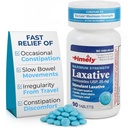 TIME-CAP LABS, INC. Tidligt - Max Laxatives - 90 Maximum Strength Tablets - 25mg Sennosides Laxatic - Lejlighedsvis Obstipation Relief, Bedste Laxatives for Constipment Fast Active