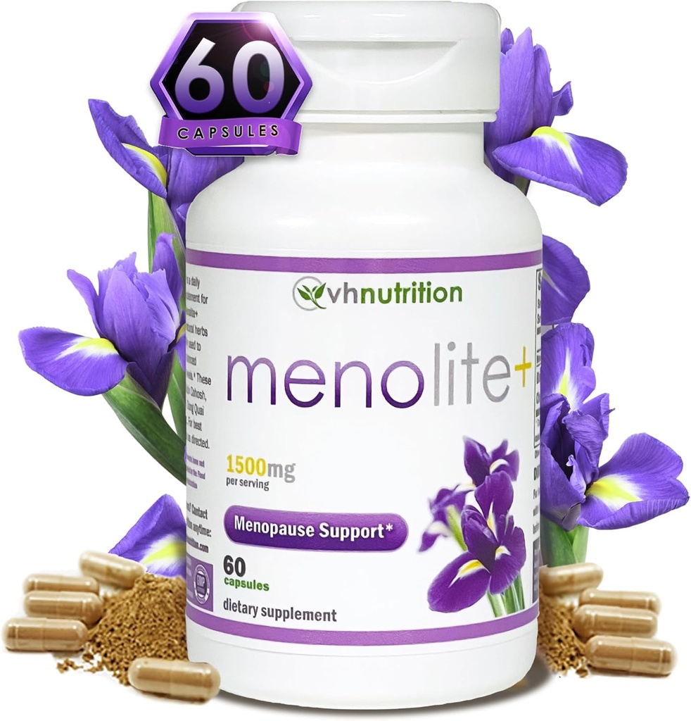 VH Nutrition MENOLITE + Note 124; Menopause Supplement * for kvinder