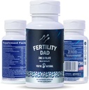 DU ER NATURAL Mand Fertilitet Vitaminer, Optimal Sperm Greve, Motilitet, og Styrke, Ashwagandha, Folinsyre 800 mcg, Magnesium, Maca Root, L- carnitin, C-vitamin, E, D3, Zink- 124; 30 dages forsyning