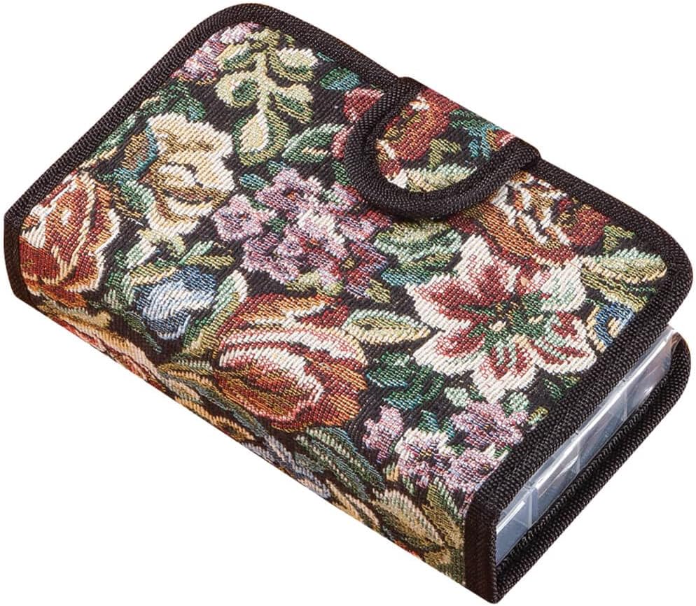 Easy Comforts 14 Day Pill Holder, Rejse sag Medicin Reminder Pill Box med aftagelige kompartmenter, Tapestry