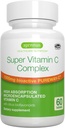 Igennus High Absorption Super Vitamin C, Clean Label Pureway- C 1000mg, Vegan Vitamin C med Bioflavonoider, 60 Servere, 24- timers handling, immunforsvar, energi, hjerte & hjerne