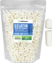 XPRS Nutra Størrelse 00 Tomme kapsler - 1000 Tomme Gelatine kapsler - gør Capsule Filling - Fyldelig Pil Gel Caps til Do- It- Yourself Kosttilskud (hvid)