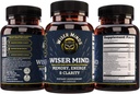 Nootropide 124; Hukommelse, Fokus, Mental Clarity Support 124; Lions Mane Ashwagandha
