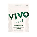 Vivo Vegan Protein Powder - 0,7 oz Plant- baseret protein per Scoop, 30 Servere (31,7 oz) (Vanilla) (31,7 oz, Unflavored)