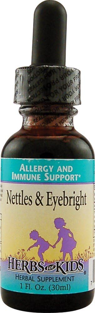 Urter til børn Nettles og Eyebright, 1 Ounce - 3 per kasse.