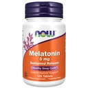 Now Foods Supplements, Melatonin 5 mg, Vedvarende frigivelse, Formuleret til en 4-timers udgivelsesperiode, 120 tabletter