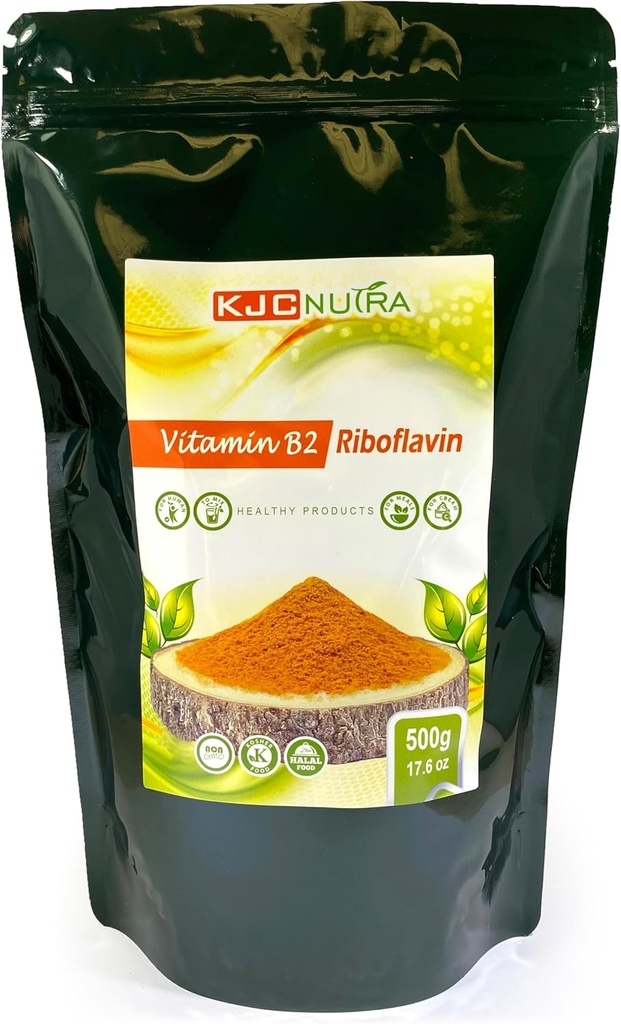 Vitamin B2 Pulver 500 g (17, 6 oz) RIBOFLAVIN