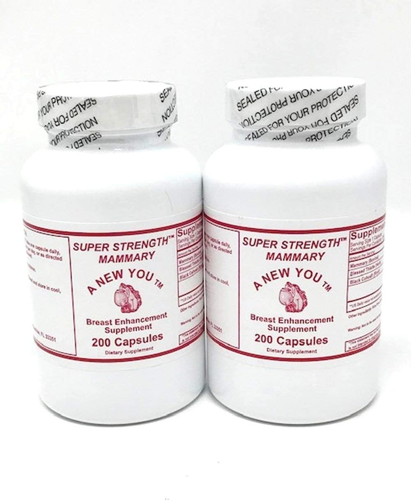 Superstærke brystkapsler til crossdressing mænd og trans- kvinder 400 kapsler