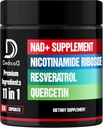 11in1 NAD tillæg med Nicotinamid Riboside, Quercetin, Resveratrol og 8 Mere - 2 Måned Supply