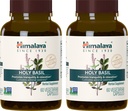 Himalaya Holy Basil, 60 Day Supply - Herbal Adrenal Support til Stress Relief, Afslapning, Energistøtte og Lejlighedsvis Søvnløshed - Vegan, Non- GMO, Gluten Free, 720 mg, 60 Kapsler, Pack of 2